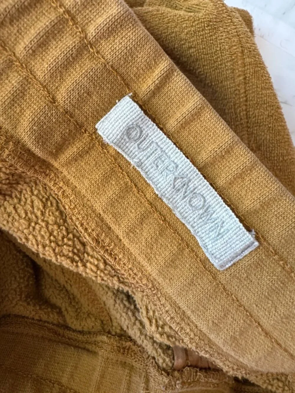 Outerknown mustard brown